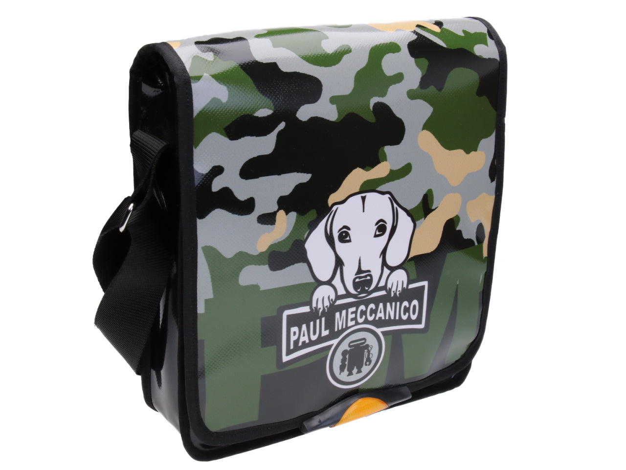 CROSSBODY BAG CAMOUFLAGE FANTASY. MODEL BAUBAU MADE OFF LORRY TARPAULIN. - Special Edition Paul Meccanico
