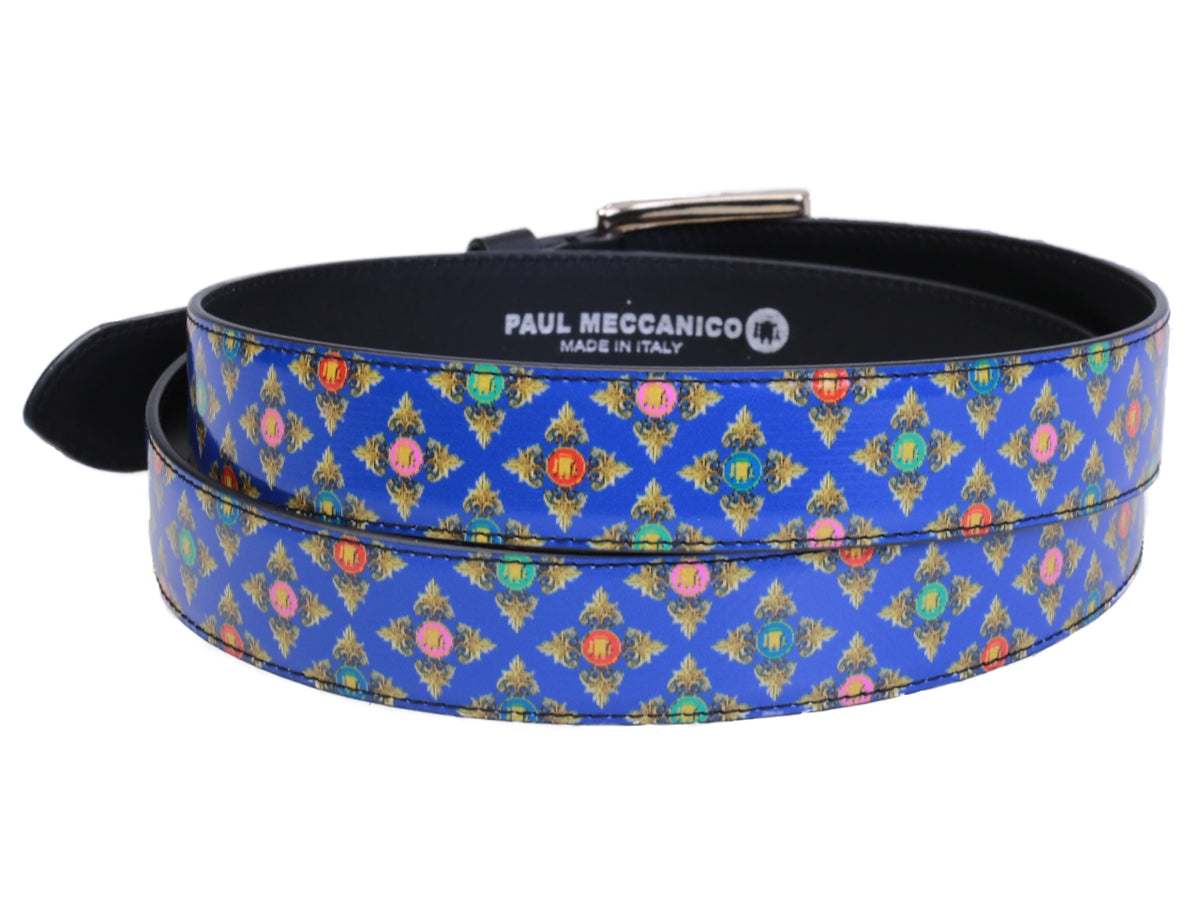 ROYAL WOMEN&#39;S BELT WITH LIBERTY FANTASY MADE OF LORRY TARPAULIN. - Unique Pieces Paul Meccanico
