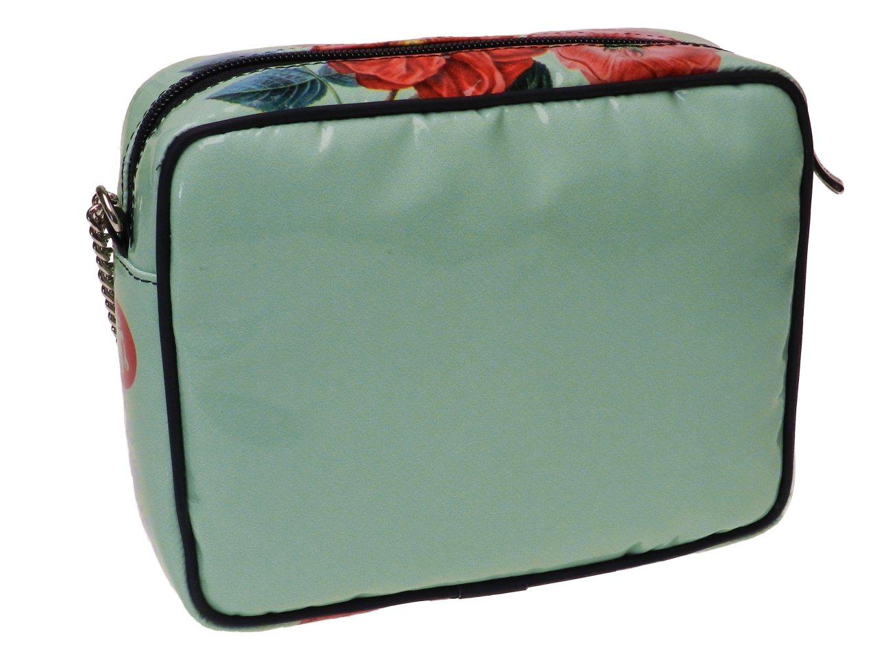 CLUTCH LIGHT GREEN COLOUR FLORAL FANTASY. PARK MODEL MADE OF LORRY TARPAULIN. - Limited Edition Paul Meccanico