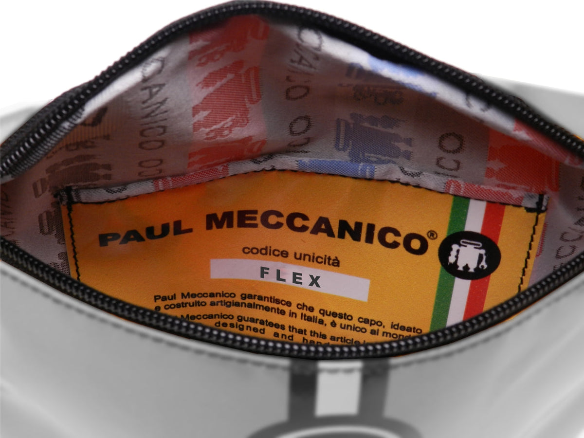 WAIST BAG &quot;PEACE&quot;. MODEL FLEX MADE OF LORRY TARPAULIN. - Limited Edition Paul Meccanico
