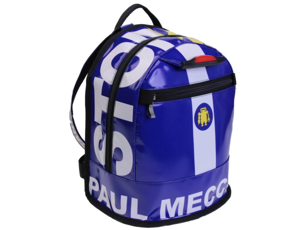 ZAINO REALE MODELLO SUPERINO REALIZZATO CON TELONI DI CAMION. - Edizione limitata Paul Meccanico