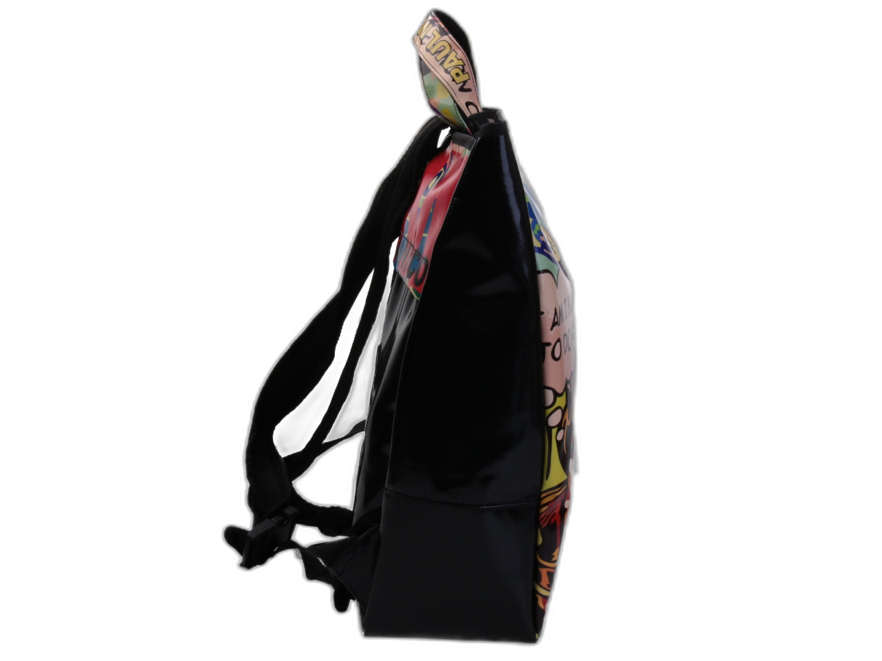 2 IN 1 BRIEFCASE AND BACKPACK POP FANTASY. MODEL HYBRID MADE OF LORRY TARPAULIN.