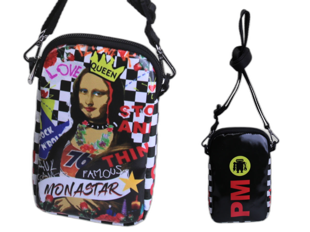 BORSA PER CELLULARE STILE "LA GIOCONDA" POP.