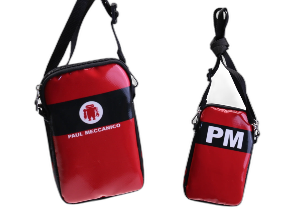'- BORSA PORTACELLULARE ROSSA.