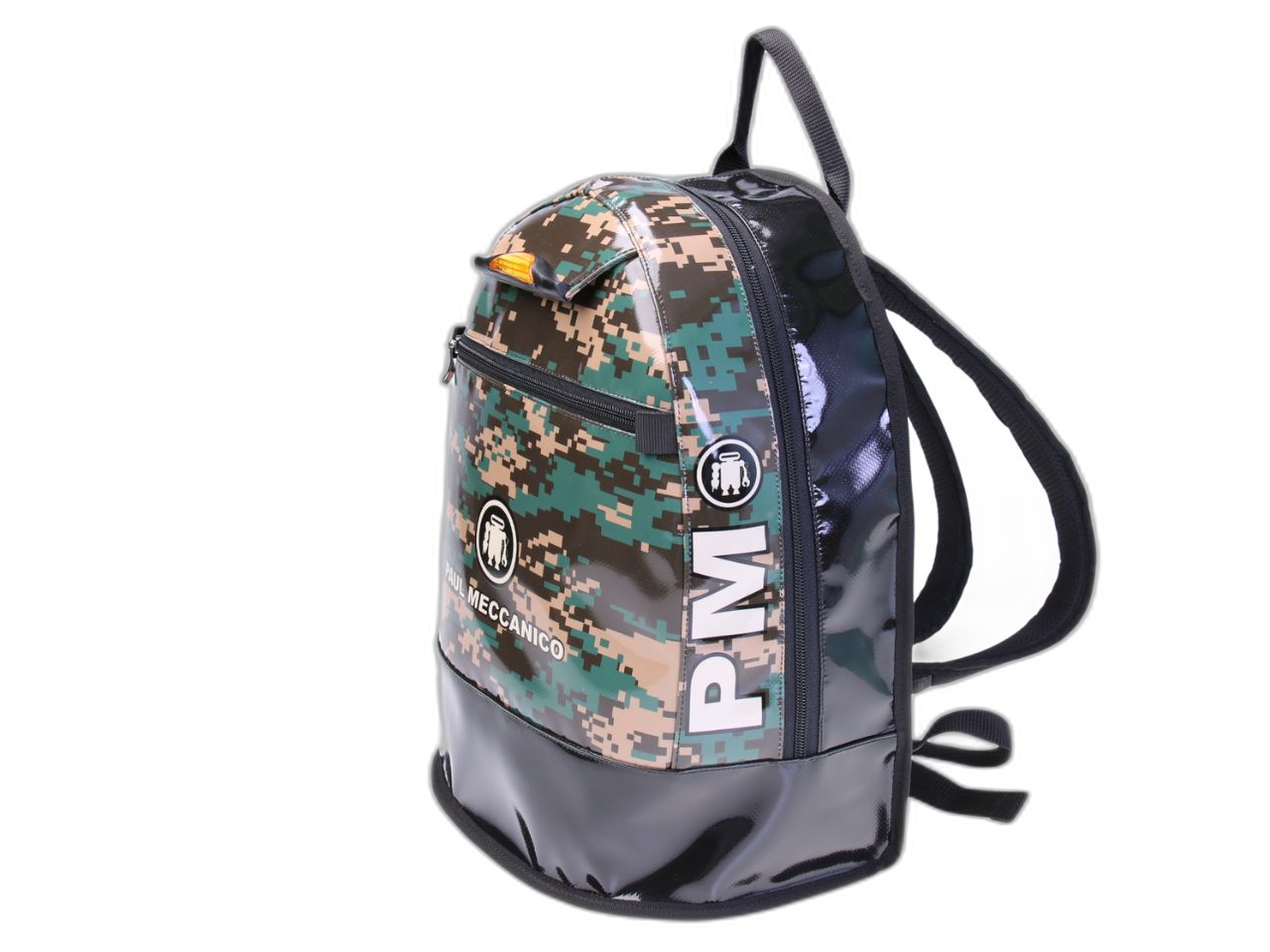 BACKPACK MIMETIC FANTASY WITH PIXEL EFFECT. MODEL SUPER MADE OF LORRY TARPAULIN.