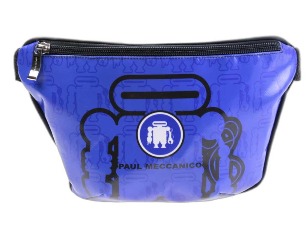 BORSA A VITA NERA E REALE. MODELLO FLEX REALIZZATO CON TELONE DA CAMION. - Edizione limitata Paul Meccanico