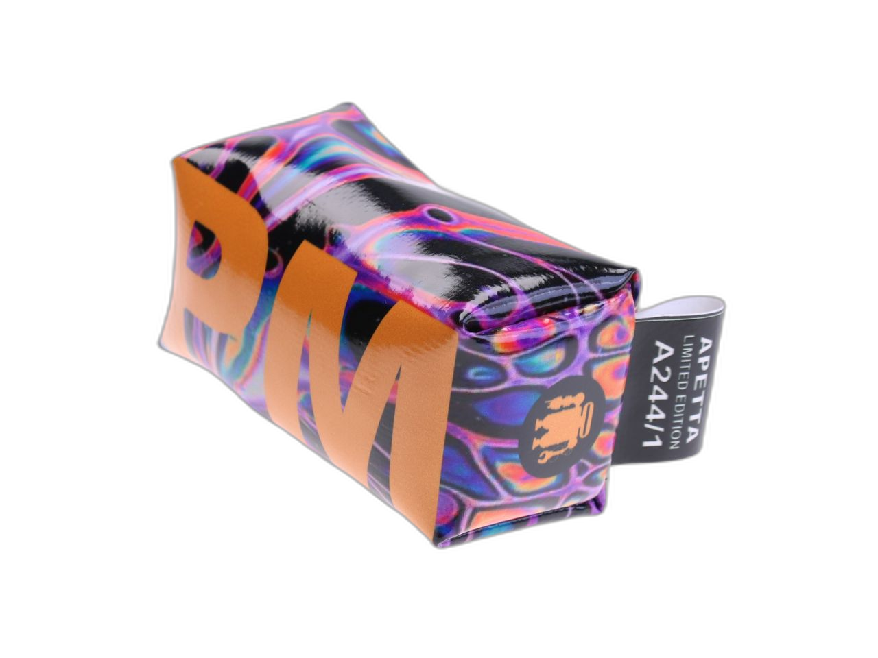 ...PENCIL CASE DESIGN KEYCHAIN WITH TIE DYE FANTASY.