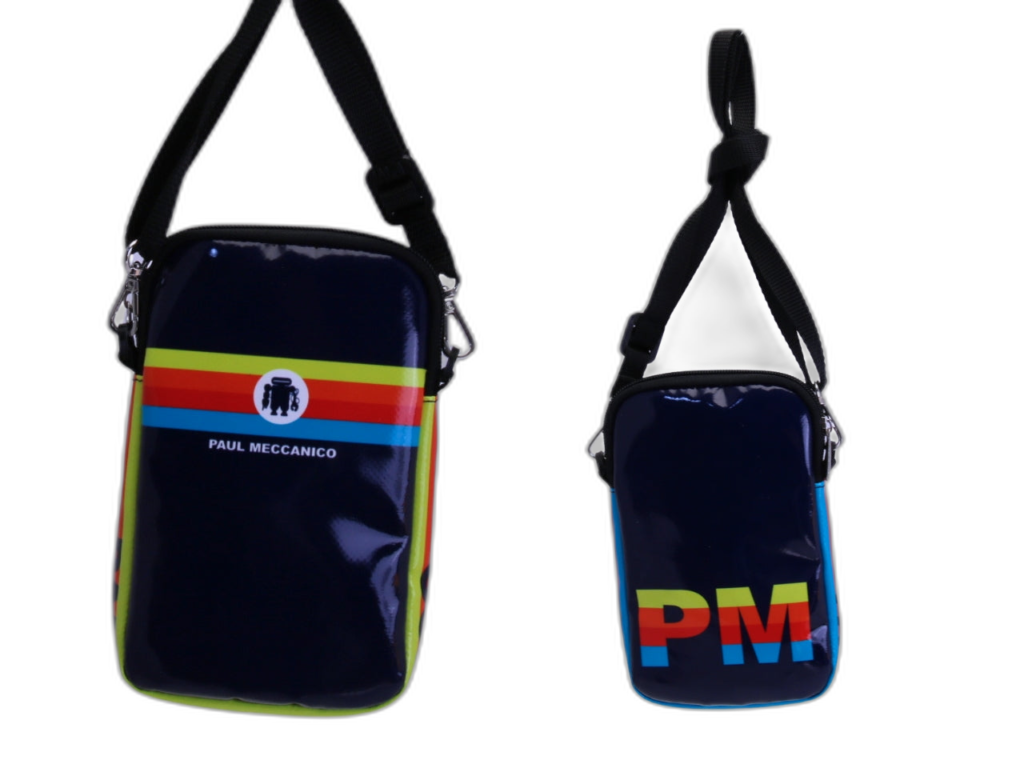 '- BORSA PER CELLULARE BLU.